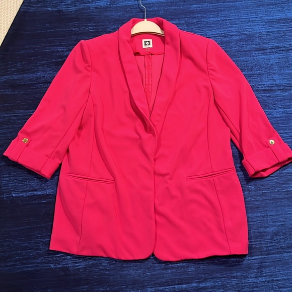 Anne Klein Hot Pink Blazer - Picture 3 of 5